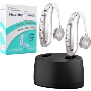 Hearing Aids for Seniors
 with Charging Dock Noise Cancelling and Volume Control
